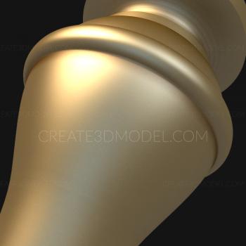 Legs (NJ_0628) 3D model for CNC machine